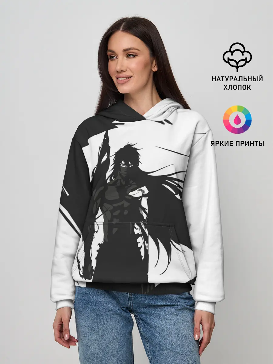 Женское худи / Bleach black & white