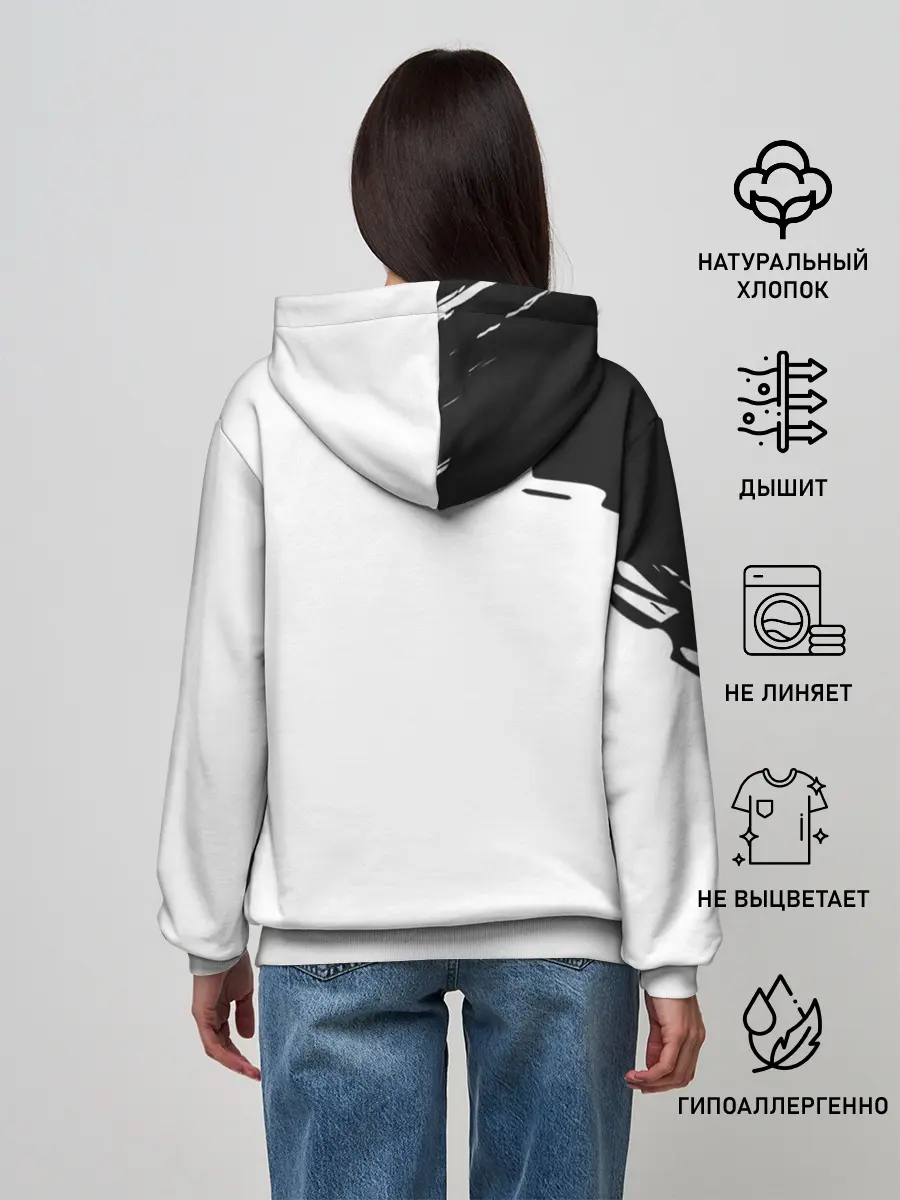 Женское худи / Bleach black & white