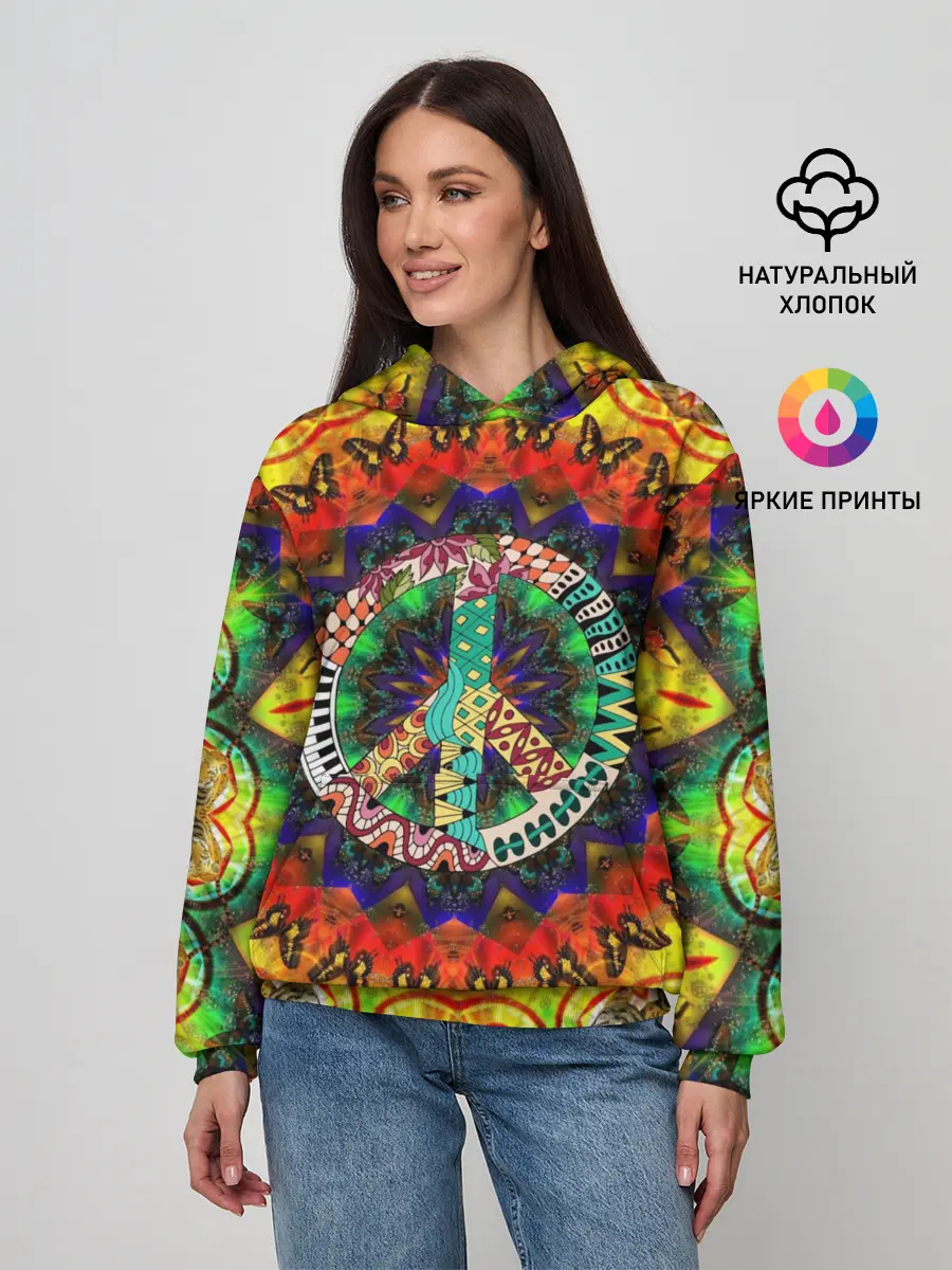 Женское худи / Хиппи