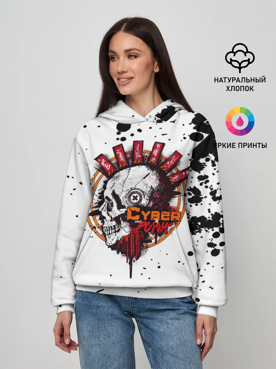 Женское худи / Cyberpunk 2077