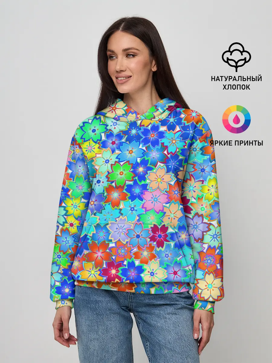 Женское худи / Цветы весны