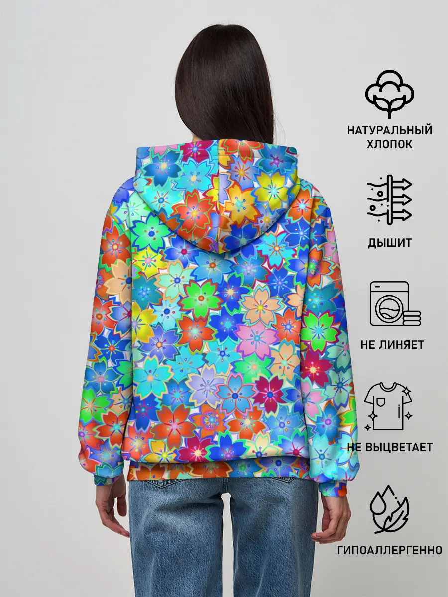 Женское худи / Цветы весны