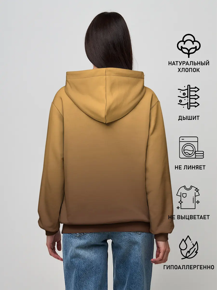 Женское худи / Взрывной характер милого лиса