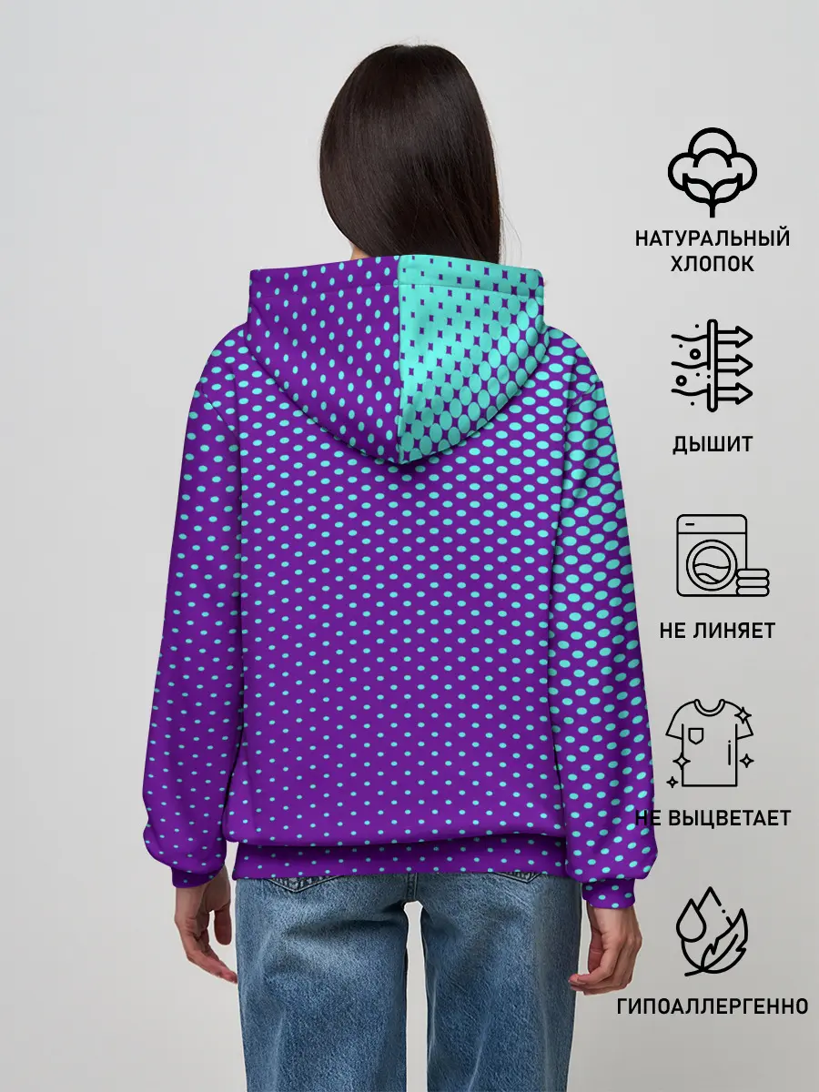 Женское худи / Кот очки наушники модный