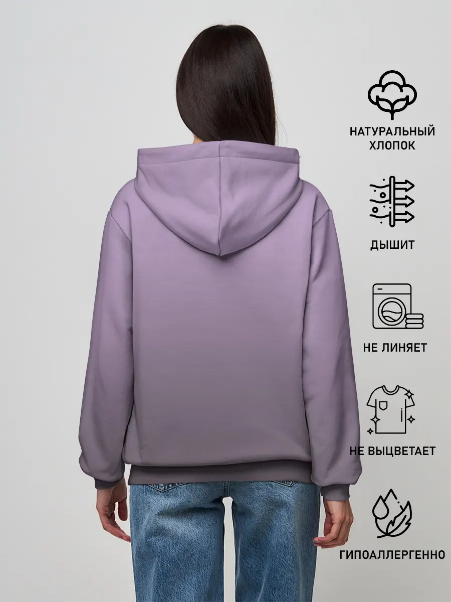 Женское худи / влюбленный котенок