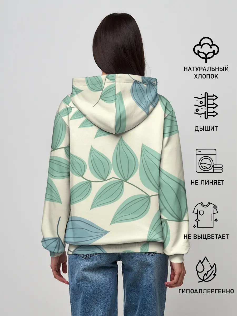 Женское худи / Цветы