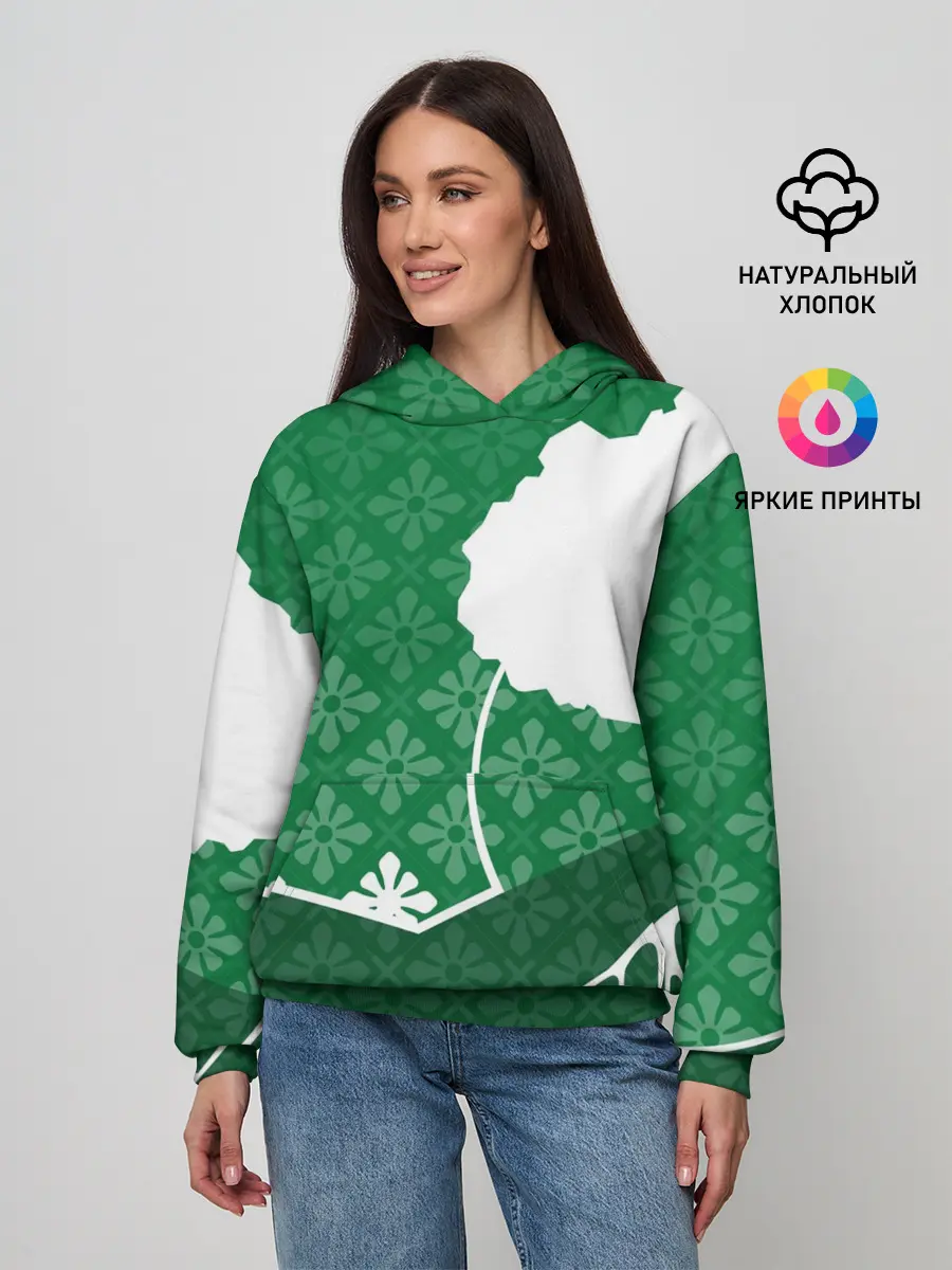 Женское худи / Дерево