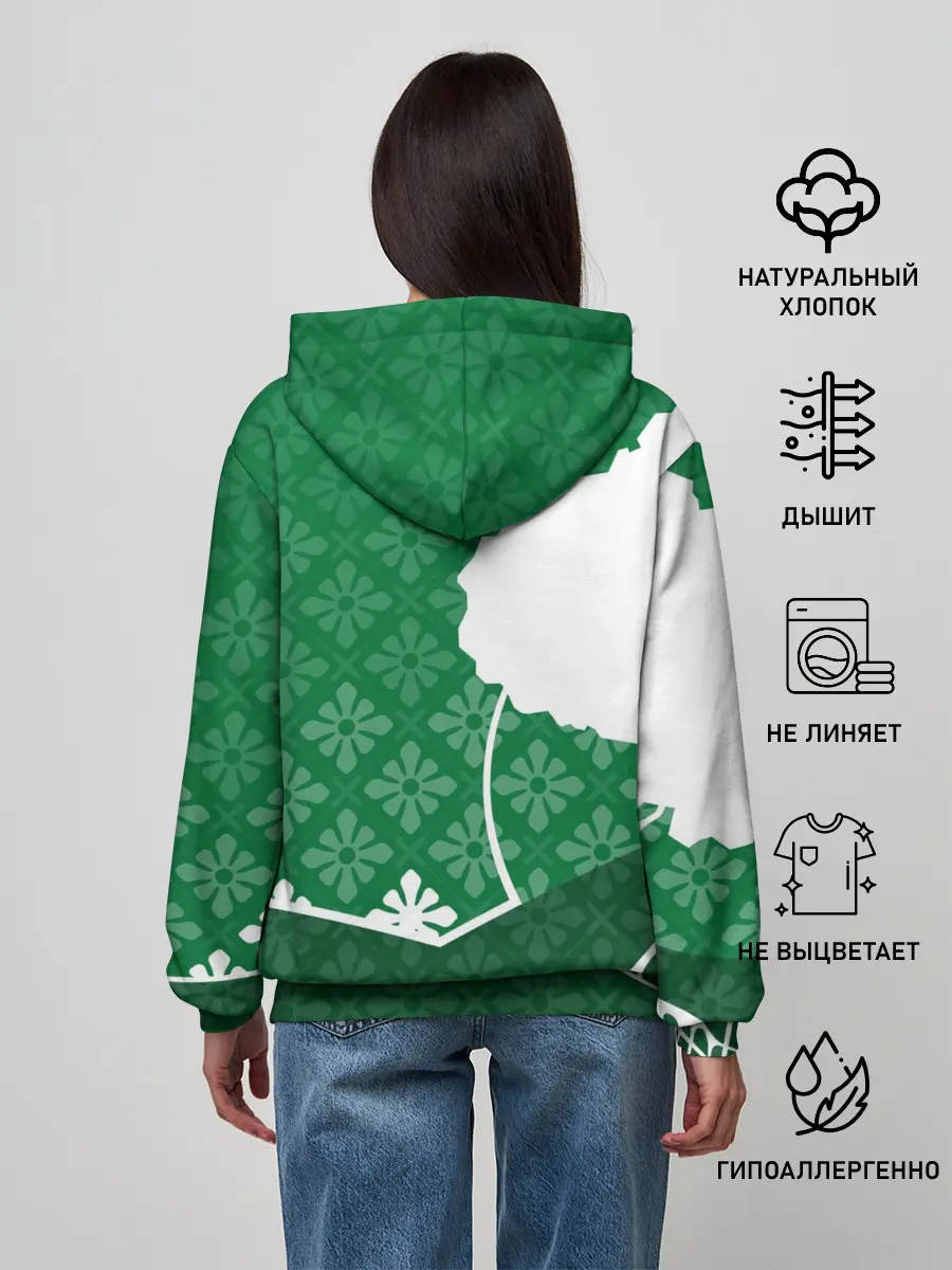 Женское худи / Дерево