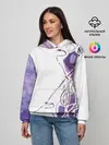 Женское худи / Фиолетовые нити