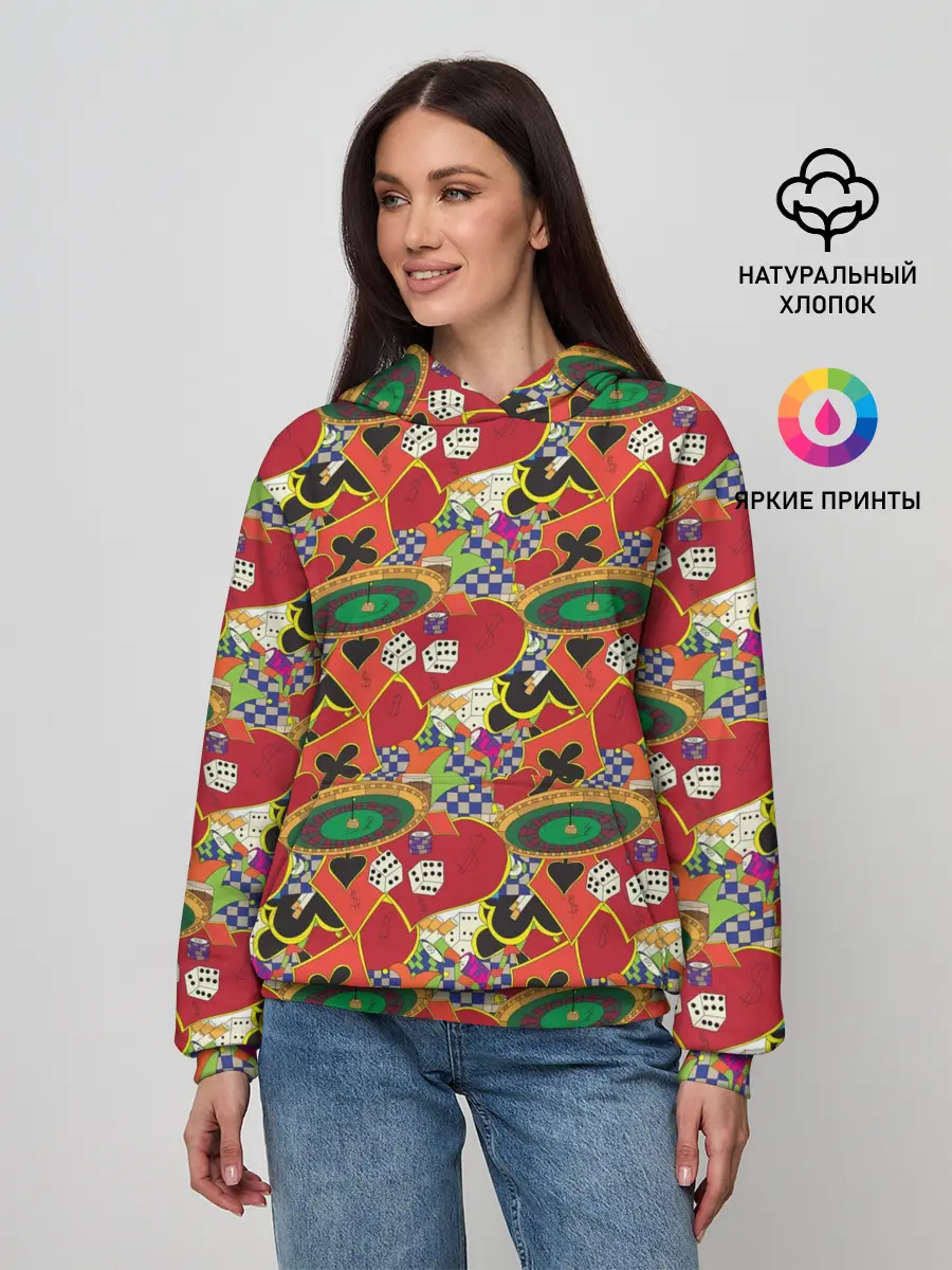 Женское худи / Казино