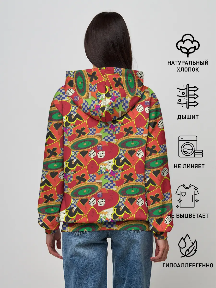 Женское худи / Казино