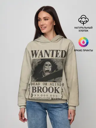 Женское худи / Брук в розыске | One Piece