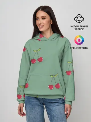 Женское худи / КраСная Вишня