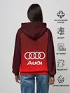 Женское худи / AUDI красная сетка
