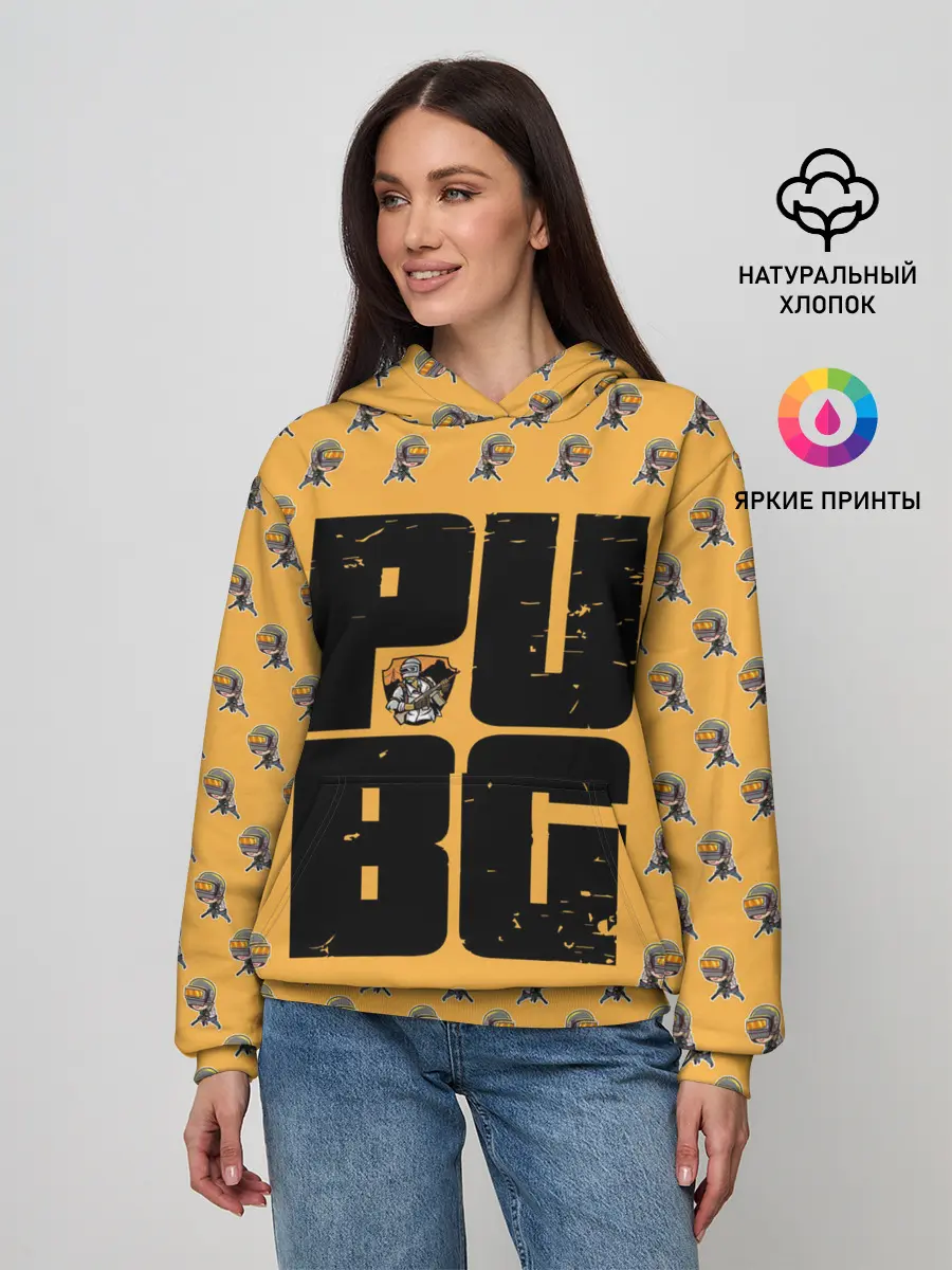 Женское худи / PUBG PATTERN | ПУБГ ПАТТЕРН