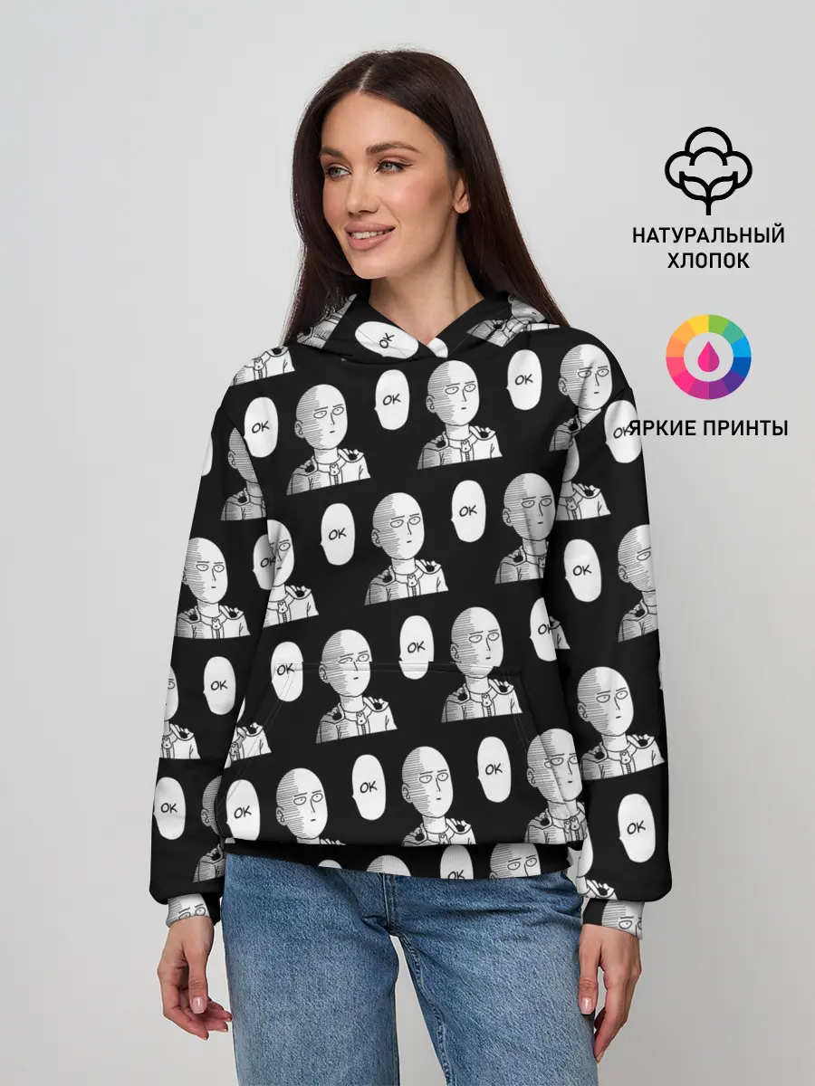 Женское худи / ONE-PUNCH MAN | ВАН ПАНЧ МАН