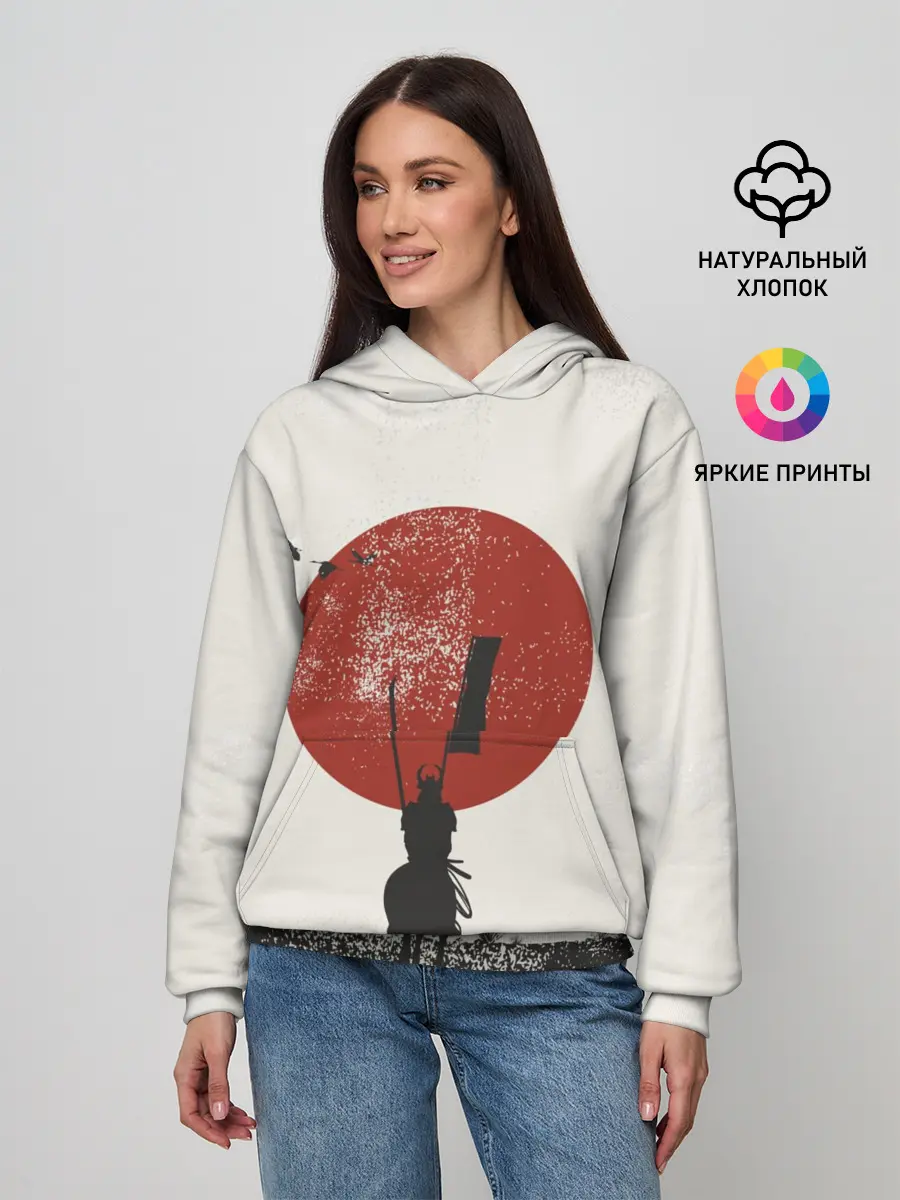 Женское худи / Самурай на коне