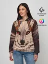 Женское худи / Красивая Волчица