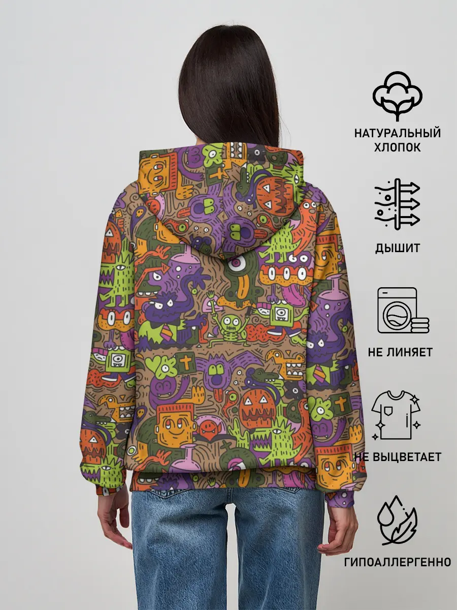 Женское худи / Монсты