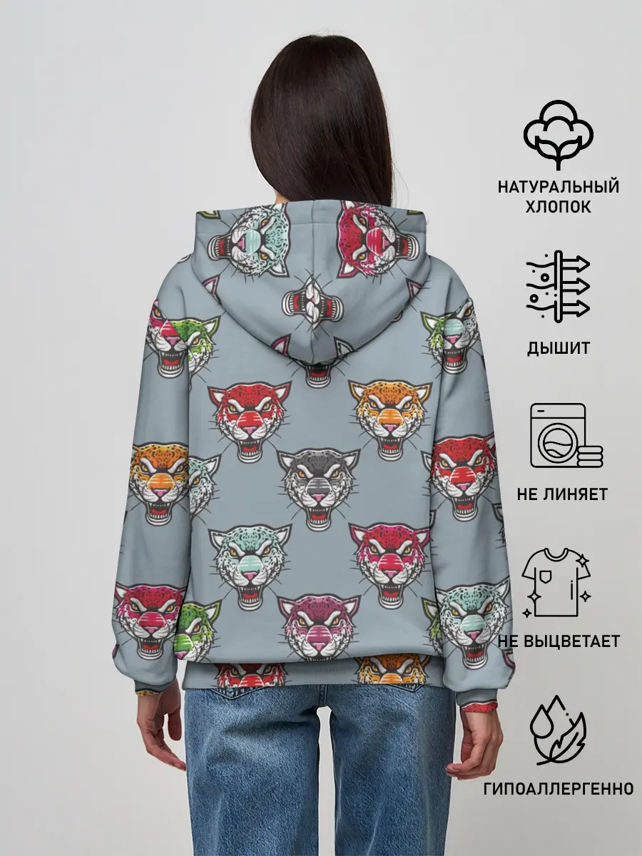 Женское худи / Леопард