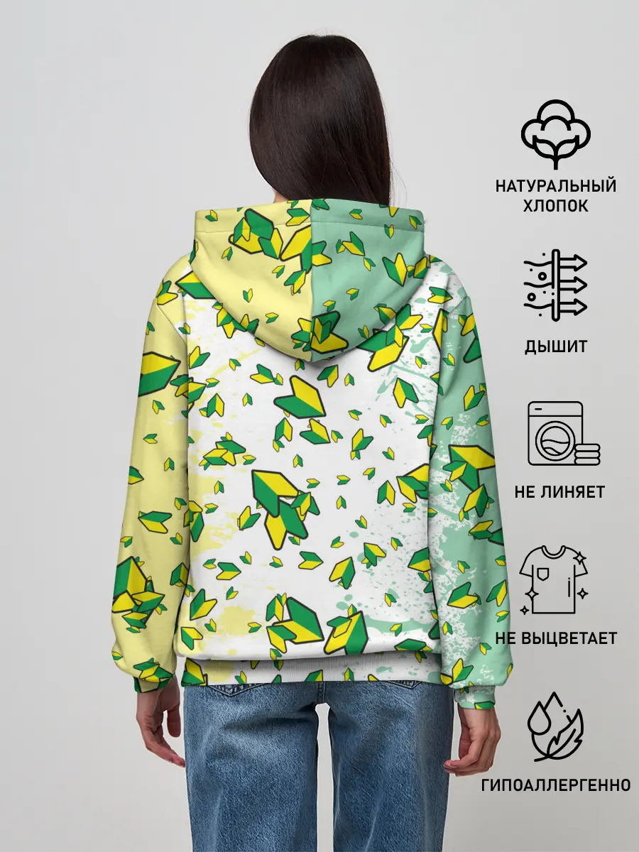 Женское худи / JDM | ПАТТЕРН | ЯПОНОВОД