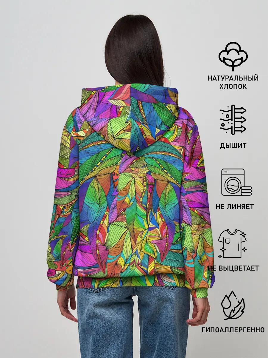 Женское худи / Лев шаман