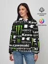 Женское худи / KAWASAKI X MONSTER ENERGY