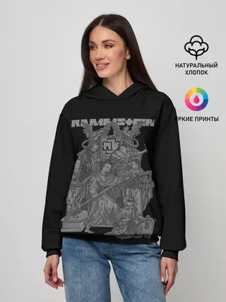 Женское худи / Рамштайн
