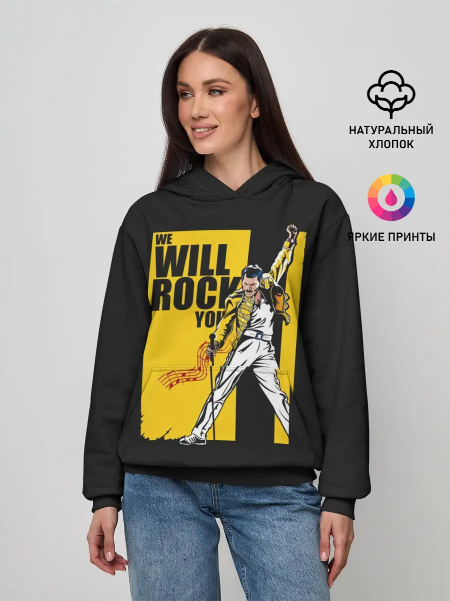 Женское худи / We will rock you
