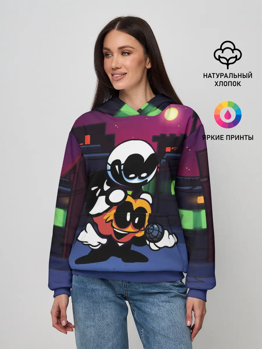 Женское худи / FNF Скид и Памп