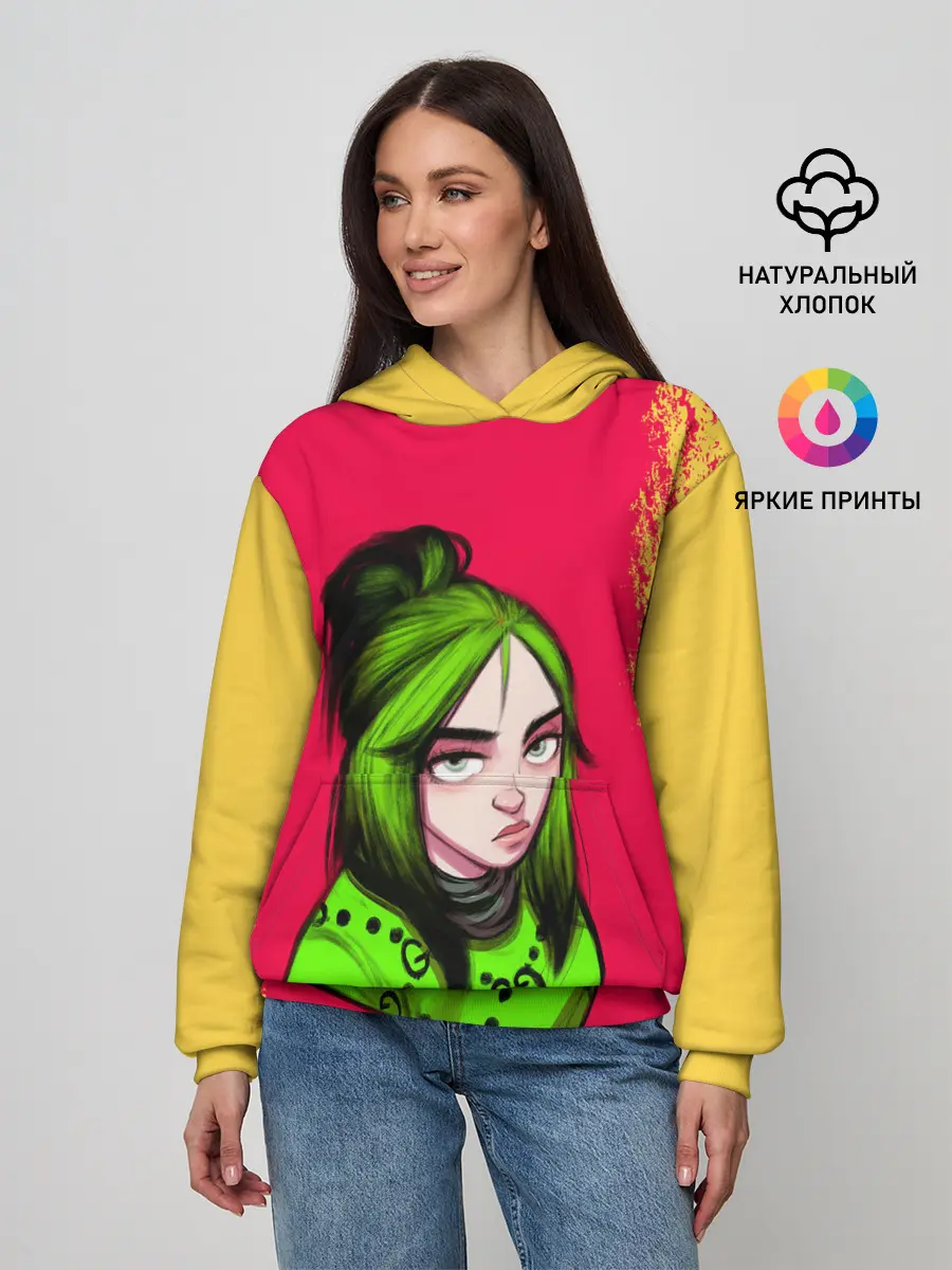 Женское худи / BILLIE EILISH | БИЛЛИ АЙЛИШ
