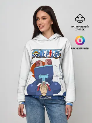 Женское худи / Фрэнки One Piece. Большой куш