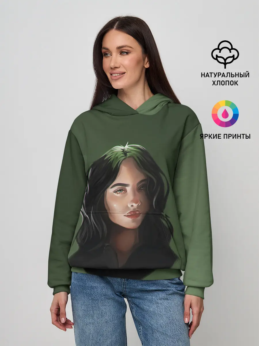 Женское худи / BILLIE EILISH | БИЛЛИ АЙЛИШ