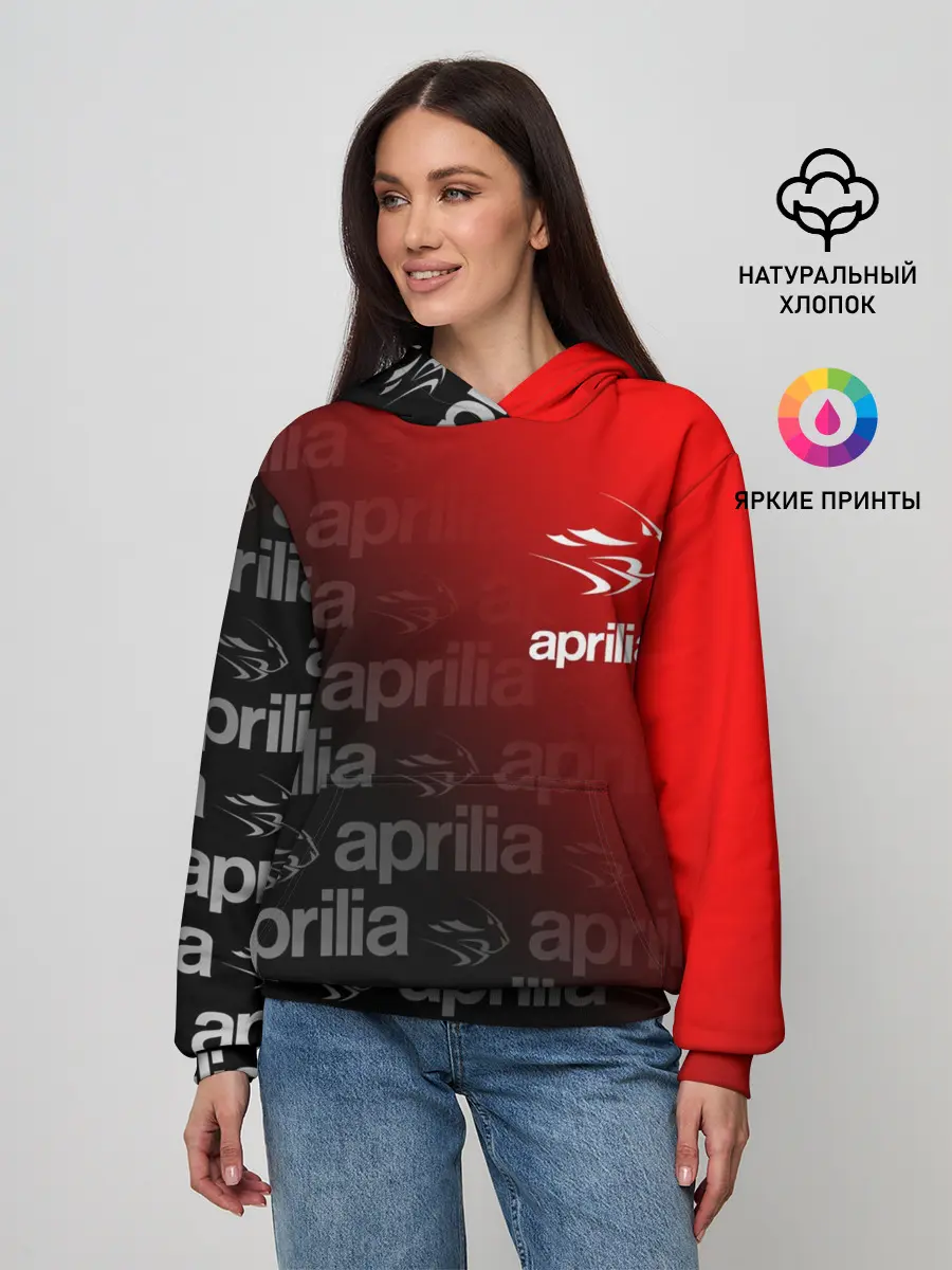 Женское худи / APRILIA / АПРИЛИЯ / MOTO