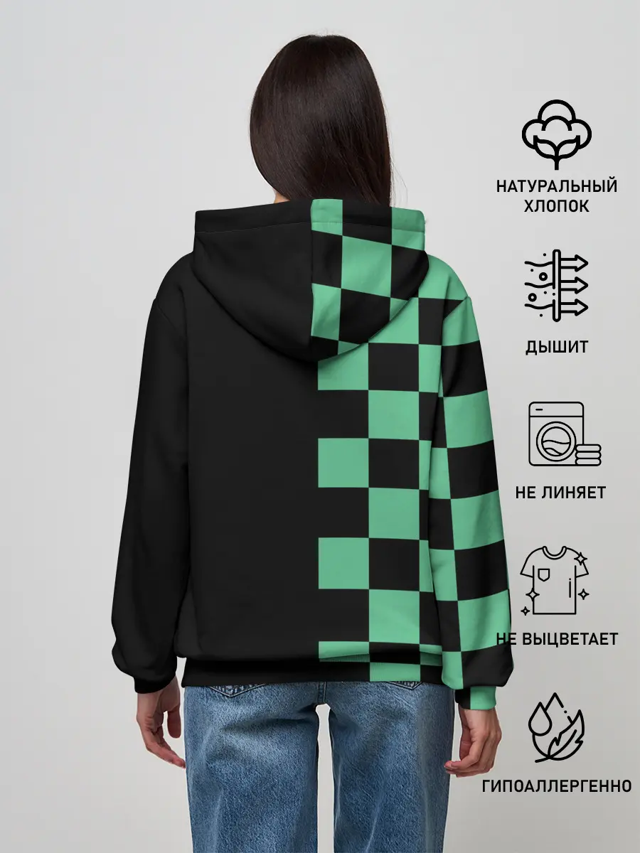 Женское худи / КОСТЮМ TANJIRO KAMADO | ТАНДЖИРО