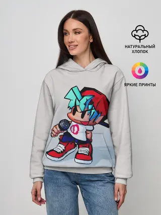 Женское худи / Бойфренд с микрофоном