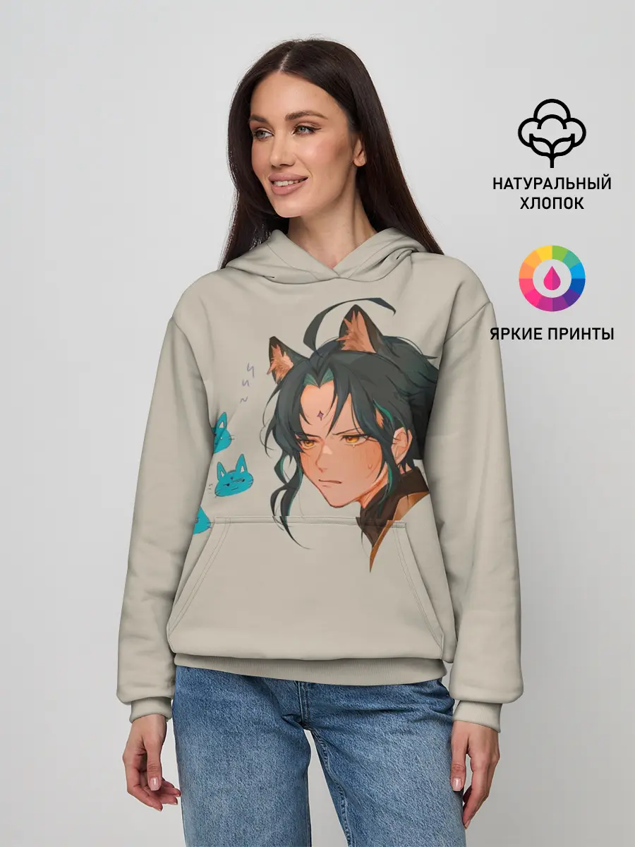 Женское худи / Сяо из Genshin Impact