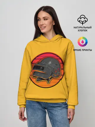 Женское худи / Шлем Пабг
