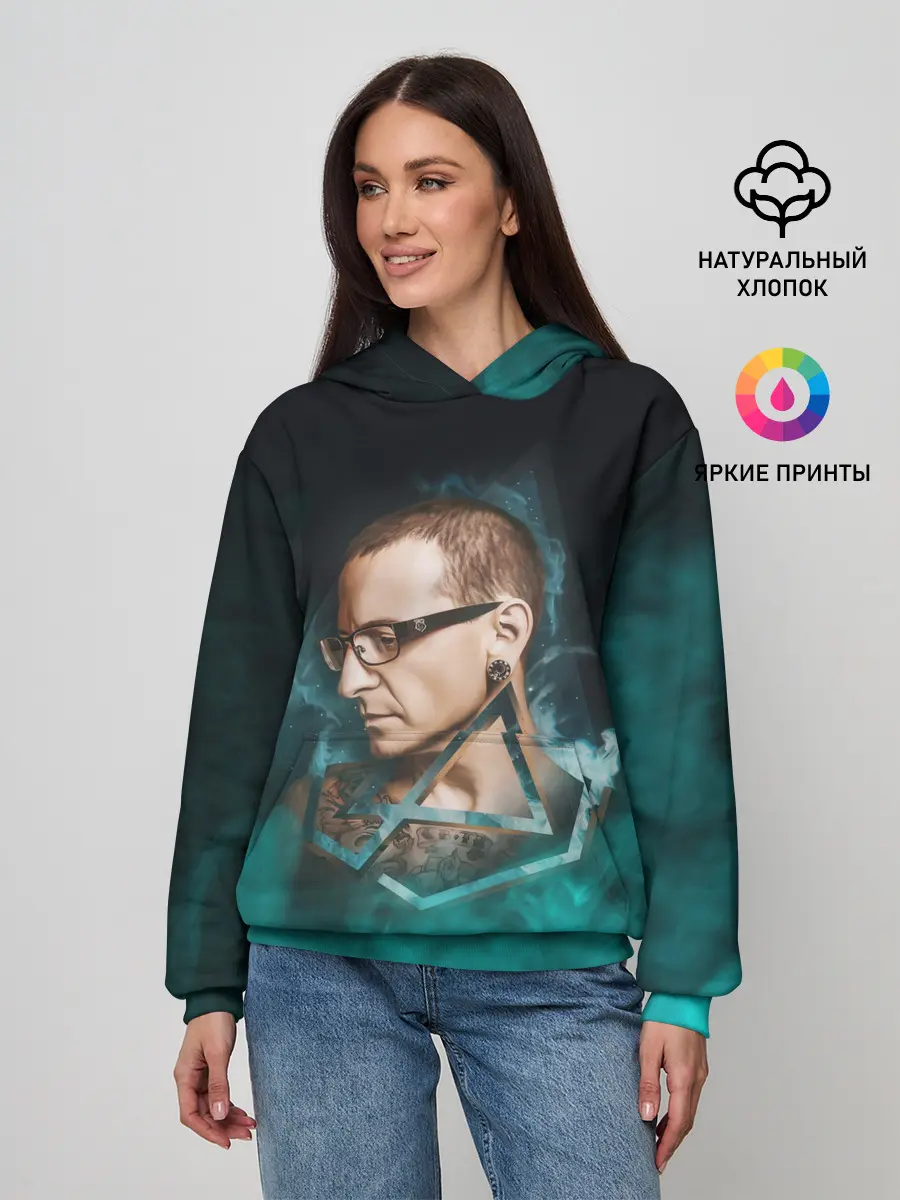 Женское худи / CHESTER | LINKIN PARK | ЛИНКИН ПАРК