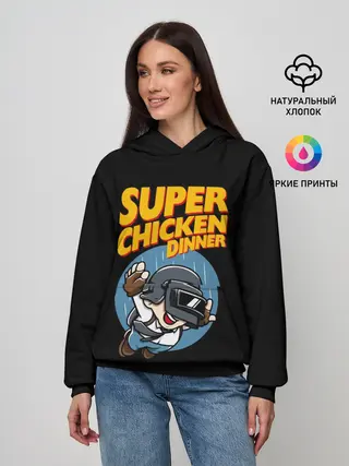 Женское худи / PUBG x Mario