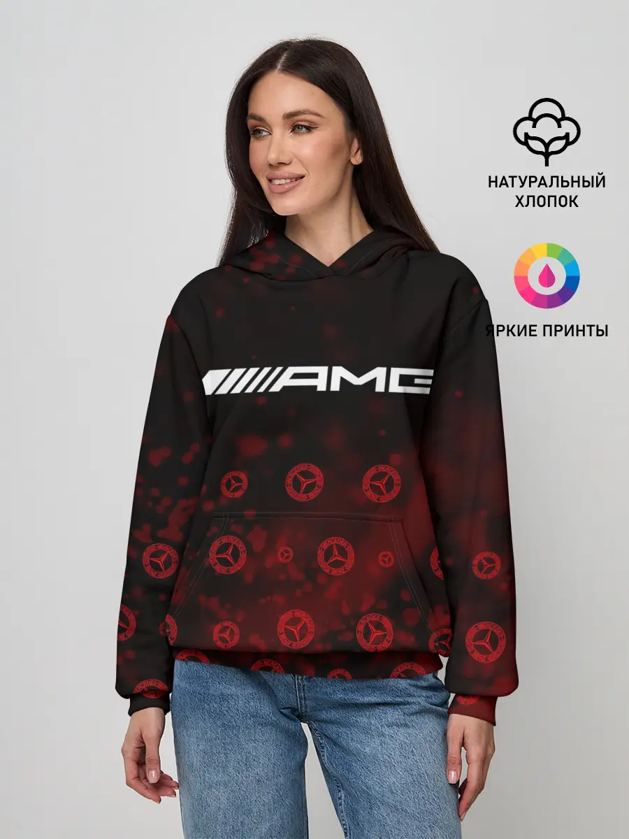 Женское худи / Mercedes AMG - Particles