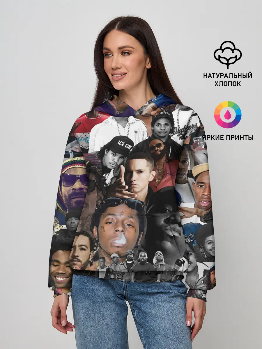 Женское худи / Короли Рэпа | KING RAP