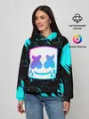 Женское худи / MARSHMELLO NEON: МАРШМЕЛЛО НЕОН.