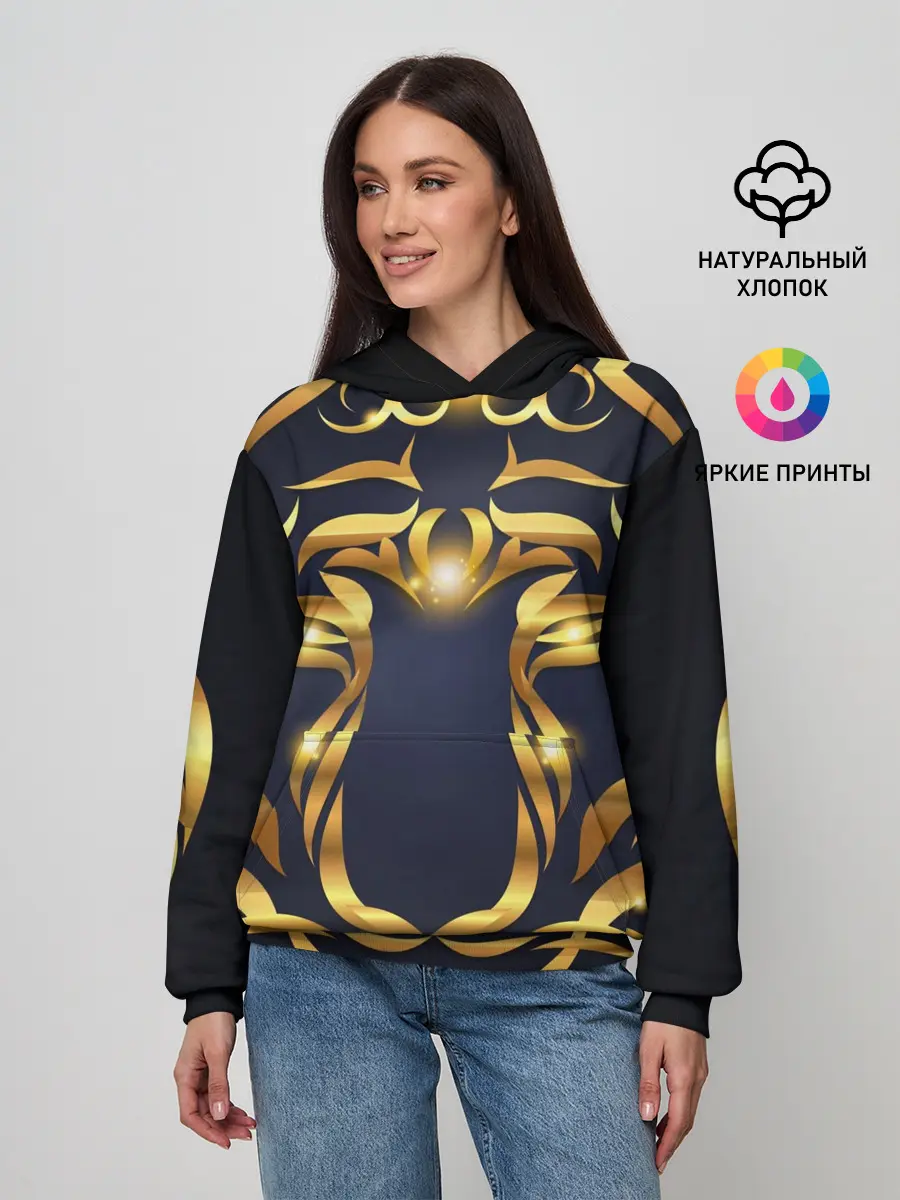 Женское худи / Золотой символ года Тигр