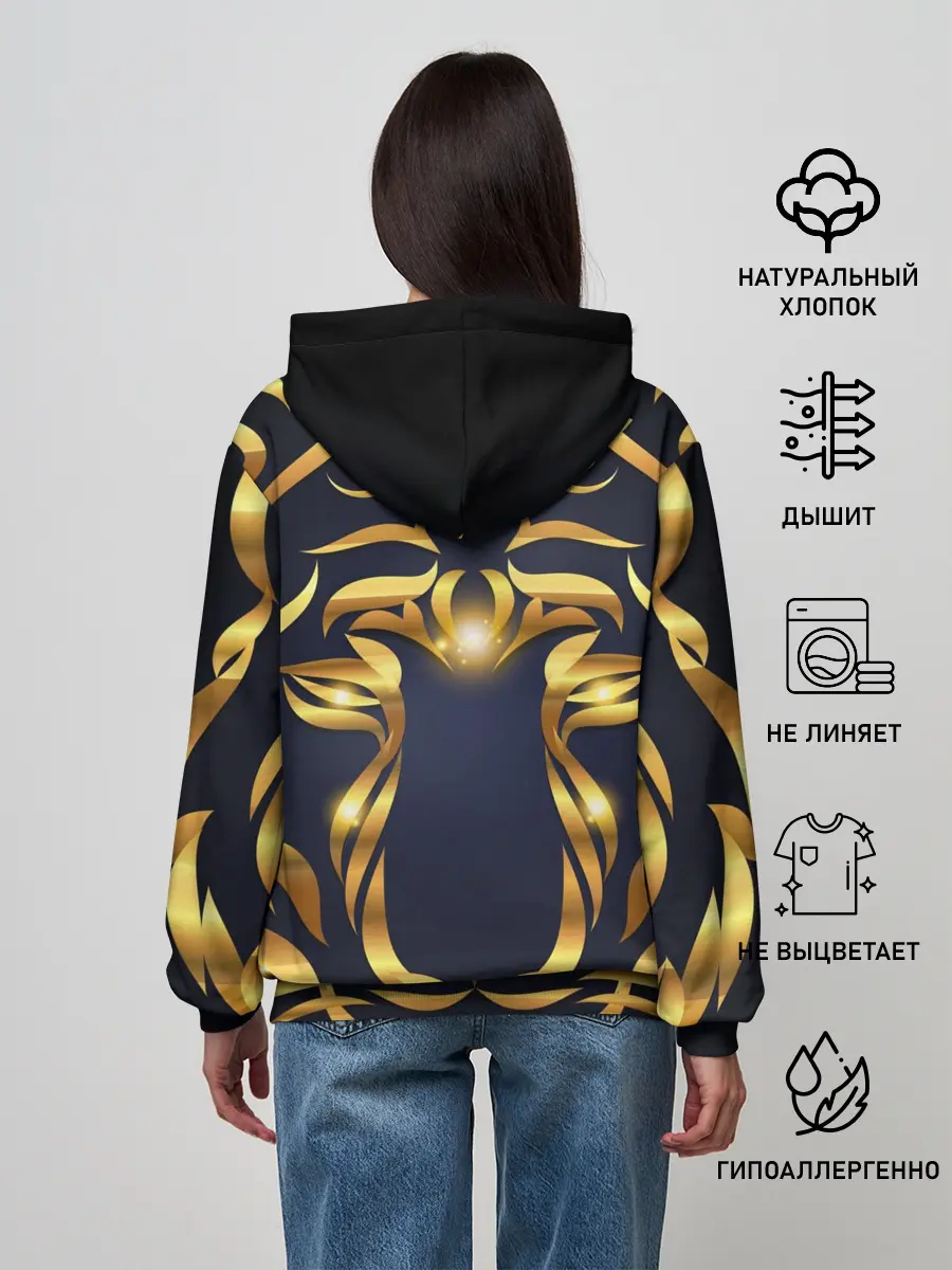 Женское худи / Золотой символ года Тигр
