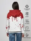 Женское худи / ИГРА В КАЛЬМАРА ПЕРСОНАЖ 067 КРОВЬ
