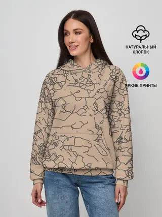 Женское худи / Рисованный камень