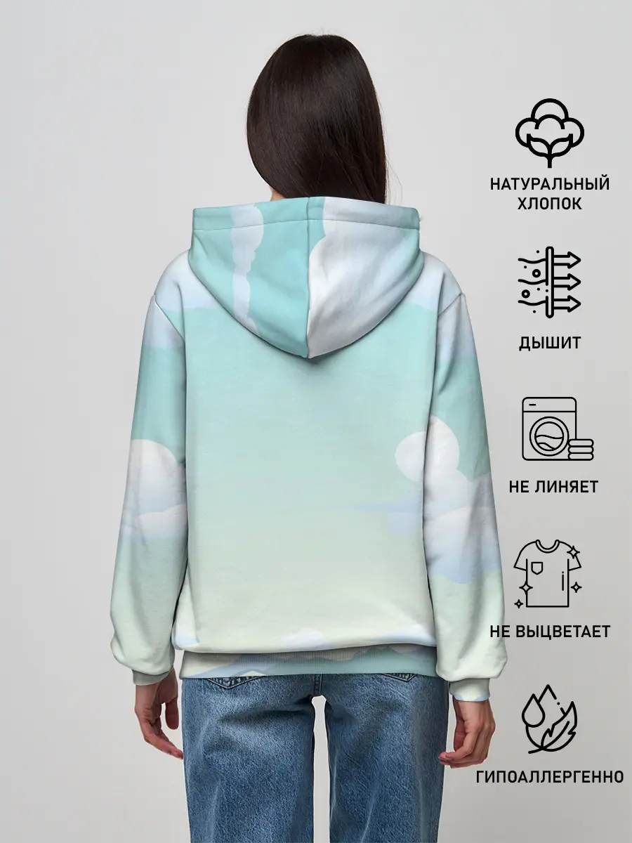 Женское худи / Чистая природа