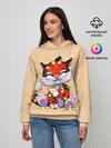 Женское худи / Новогодний тигрёнок