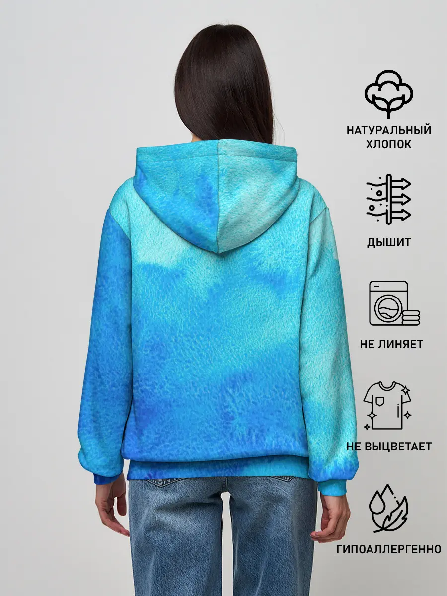 Женское худи / Глубина льда